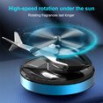 Solar Power Helicopter Air Fresh Cystal Solar Energy Plane Diffuser