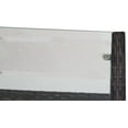 thumbnail image 4 of Knubmt Patio Tempered Glass Tabletop PE Rattan Frame Coffee Table, Brown, 4 of 9