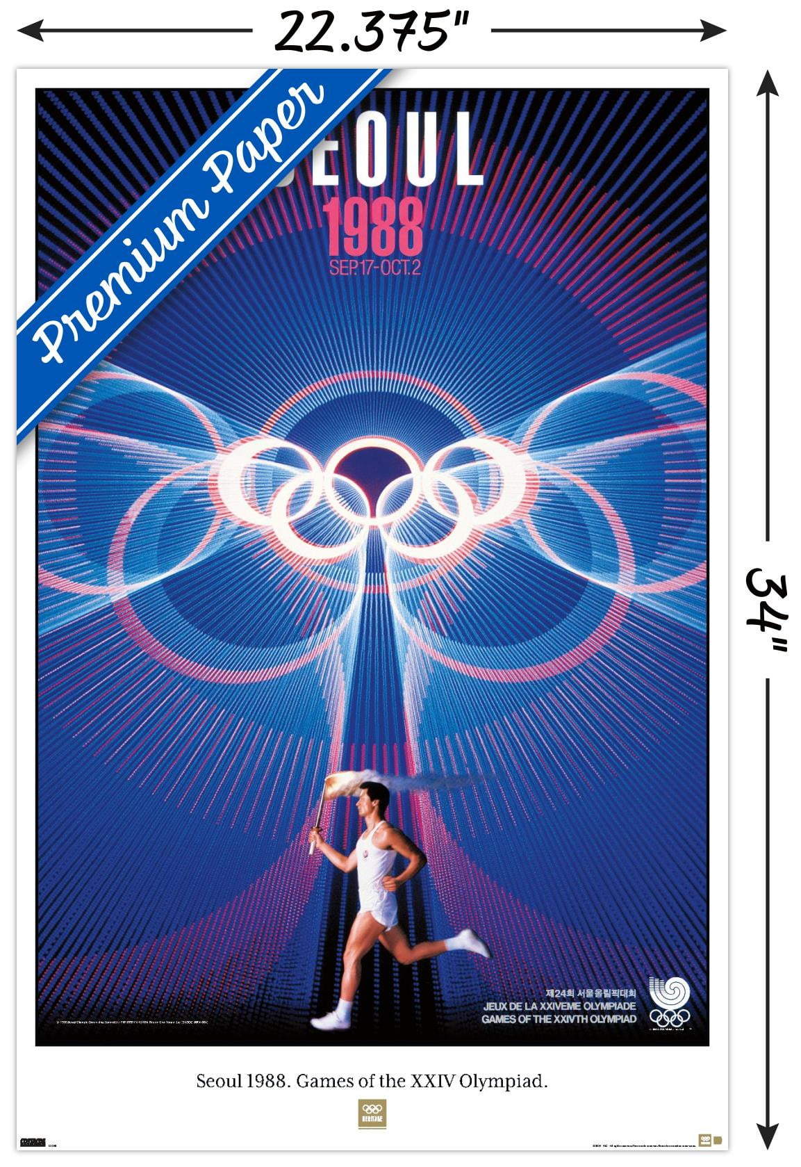 Team USA - Seoul 1988. Games of the XXIV Olympiad. Wall Poster