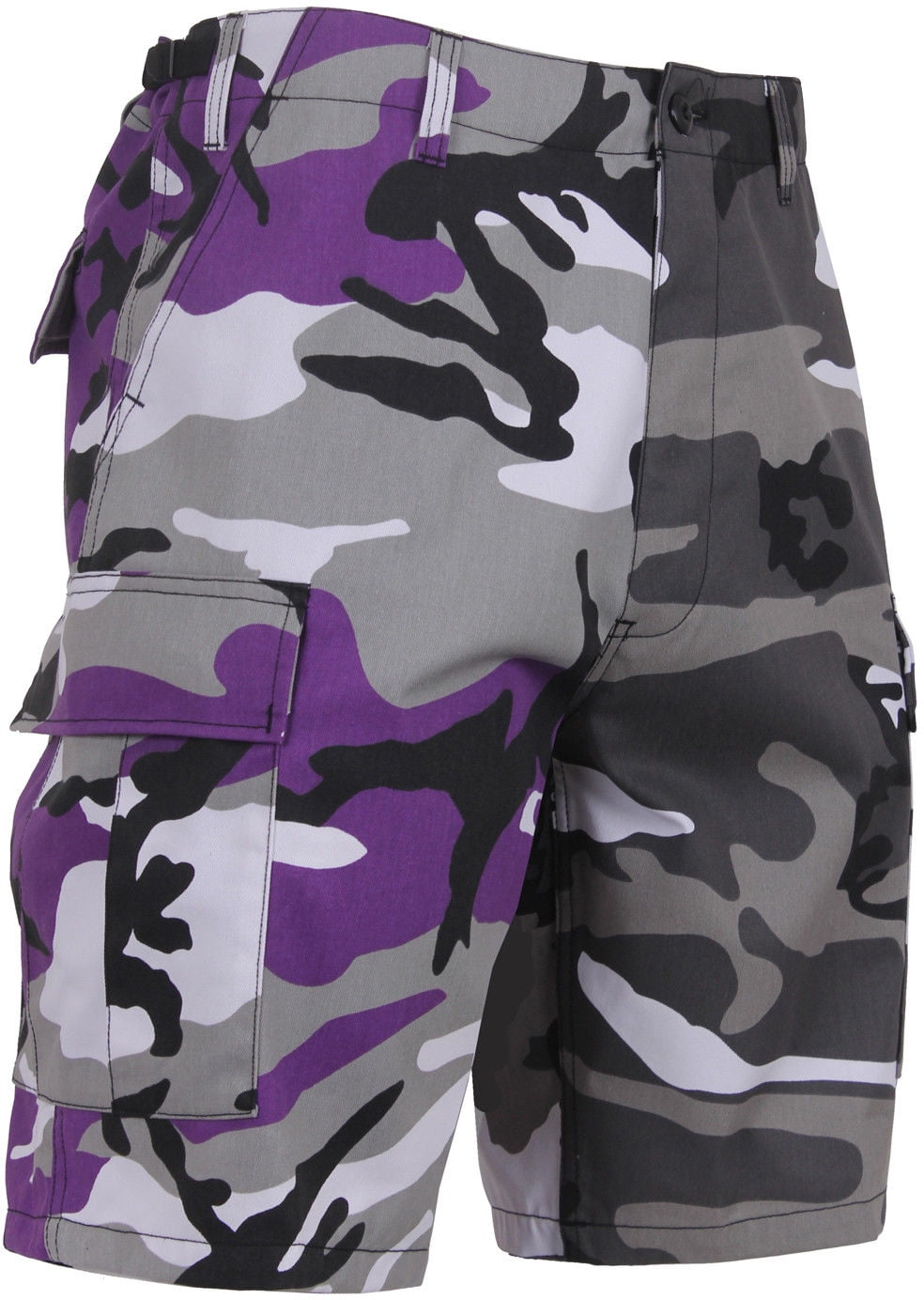 Mens Army Military Style BDU Shorts Casual Camo Work Cargo Shorts 