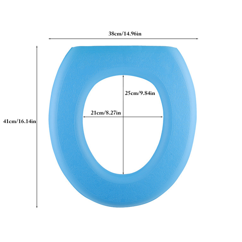Toilet Seat Pad Waterproof Soft Adhesive Toilet Seat Cushion Toilet