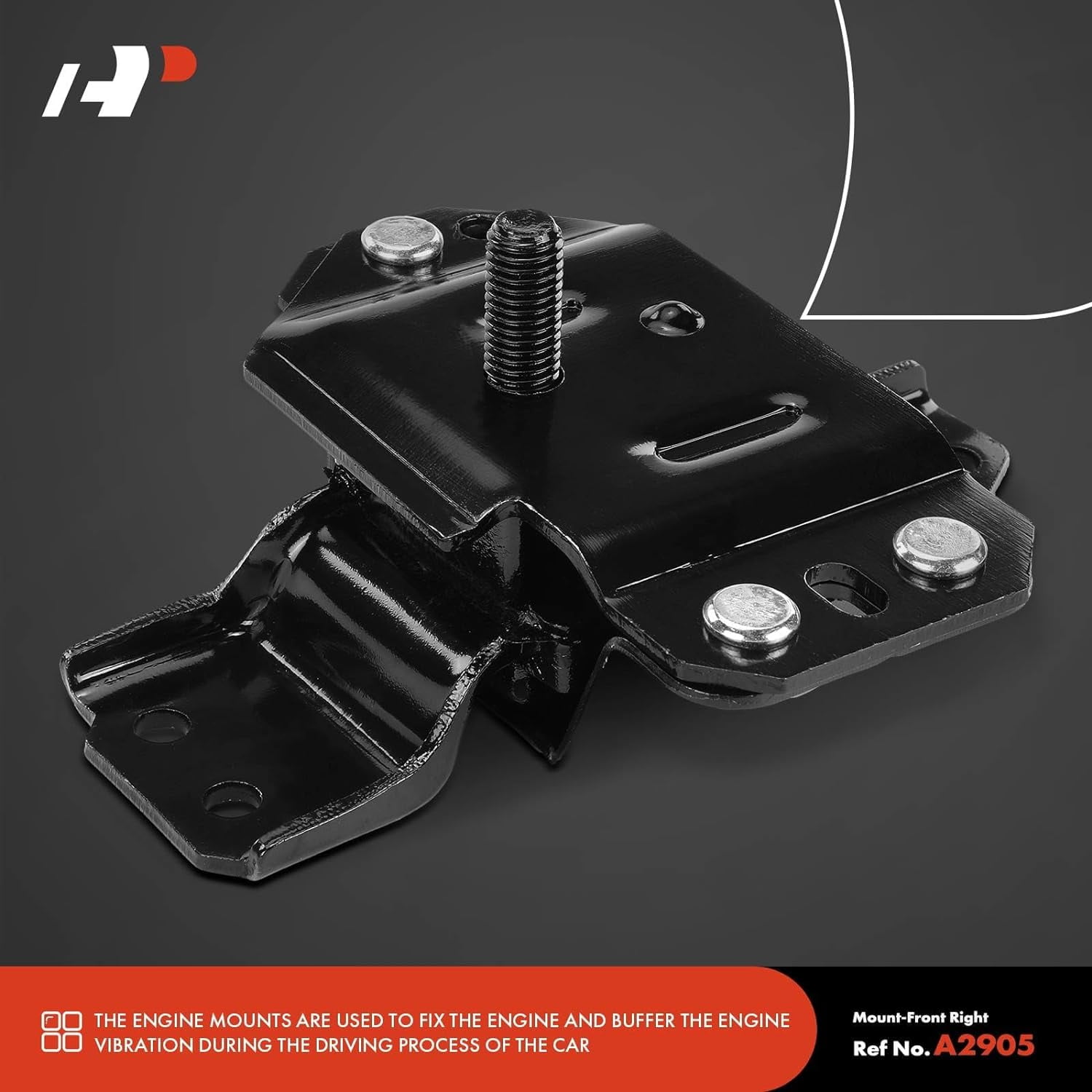 A-Premium 3PCS Engine Motor Mount and Transmission Mount Kit Compatible with Ford Mustang 1996-2004, 3.8L 3.9L, Automatic Transmission Only