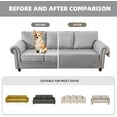 thumbnail image 5 of TOPCHANCES 1/2/3 Seater Waterproof Couch Cover Non-Slip Sofa Slipcover Furniture Protector with Side Pocket for Pets Dogs Children Living Room, Light Grey, 5 of 8