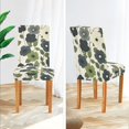 thumbnail image 3 of Yayeee 4 Pack Dining Chair Covers Stretch Parson Chairs Slipcovers Seat Protector, Navy Flower, 3 of 6