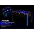 Atomic Azure LED Light Up Foosball Table with Interactive Inrail LED