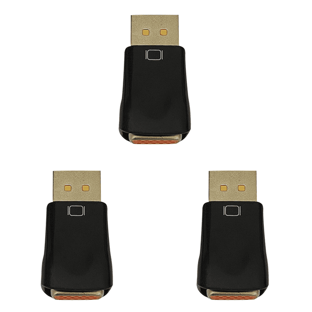 Kuymtek Adaptador A VGA DisplayPort A VGA Convertidor para PC Proyector DVD TV Laptop