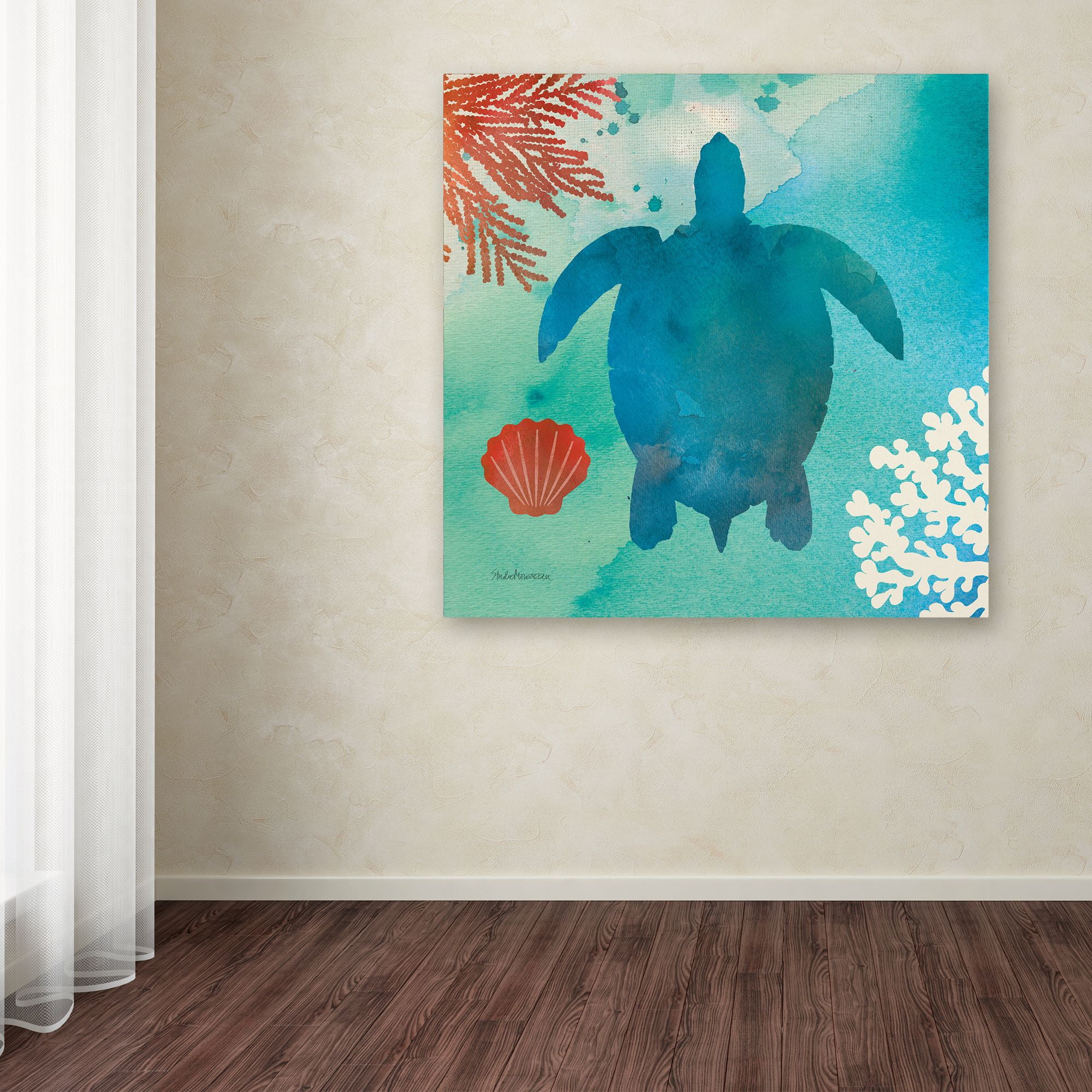 Trademark Fine Art 'Under the Sea II' Canvas Art by Studio Mousseau