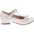 thumbnail image 6 of Anna Kate-5K Kids Low Heel ankle strap Bow T-Strap Mary-Jane Shinny PU, 6 of 7