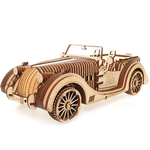 UGears UTG0037 Roadster VM-01 Wooden 3D Car Model Kit