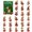 multicolour_6, variant on HomeKingdee Funny French Bulldog Advent Calendar, Christmas 24 Days Countdown Calendar Gifts for Dog Lovers