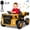 Yellow, variant on M optimized Ride On Dump Truck, 12V Ride On Car Toy with Remote Control, Electric Dump Bed, Shovel, Music Player, High and Low Speed and 4-Wheel Shock Absorption for 3+ Year Old