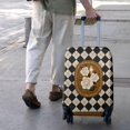 thumbnail image 2 of Travel Luggage Cover Suitcase Protector Fits 18-32 Inch Luggage Wheel Covers Patterned Travel Related Items Flower Luggage Protector Elastic Luggage Anti-scratch Suitcase Cover L, 2 of 5
