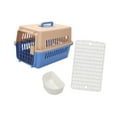 thumbnail image 2 of Dog Cat Carrier Kitty Cage de viaje fácil de transportar Caja de transporte de mascotas fáciles de transportar Caja de transporte para mascotas para Azul, 2 of 10