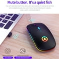 thumbnail image 3 of Sugeryy Wireless Mouse Optical Backlit USB Mice 24Ghz Rechargeable Silent Cordless Pc Ultra Slim For Pc Laptop Rgb, 3 of 5