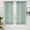 Aqua, variant on Linen Curtains 84 Inch Length 2 Panels for Bedroom Living Room, Soft Thick Linen Textured Back Tab Window Drapes Semi Sheer Light Filtering Rod Pocket Modern Farmhouse Decor
