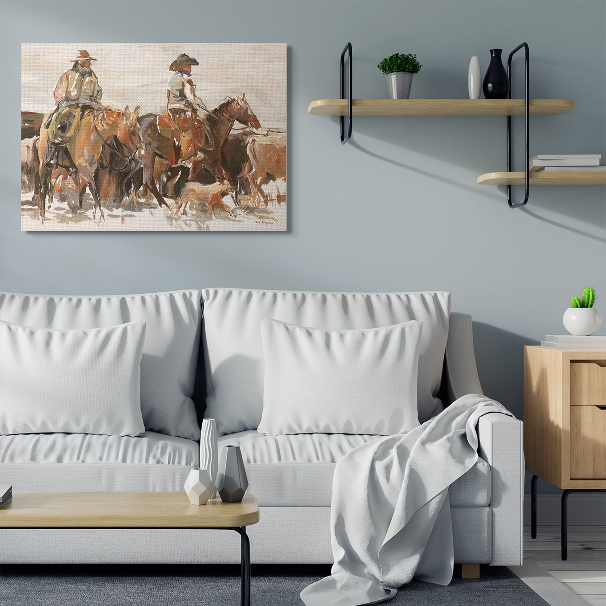 Stupell Home Décor Framed Canvas Art Print, 2" x 37"