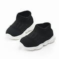 thumbnail image 2 of HBFAGFB Toddler Boy Shoes Mesh Breathable Slip on Shoes Softness and Comfort Walking Shoes Black Size 19, 2 of 4