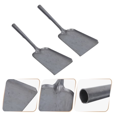 CTIRCHIU 2pcs Moistureproof Shovels Iron Gardening Tool for Household Use
