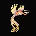 thumbnail image 2 of QQTDFG Womens Charm Rhinestone Phoenix Bird Animal Brooch Pin Gift -Multicolor, 2 of 4