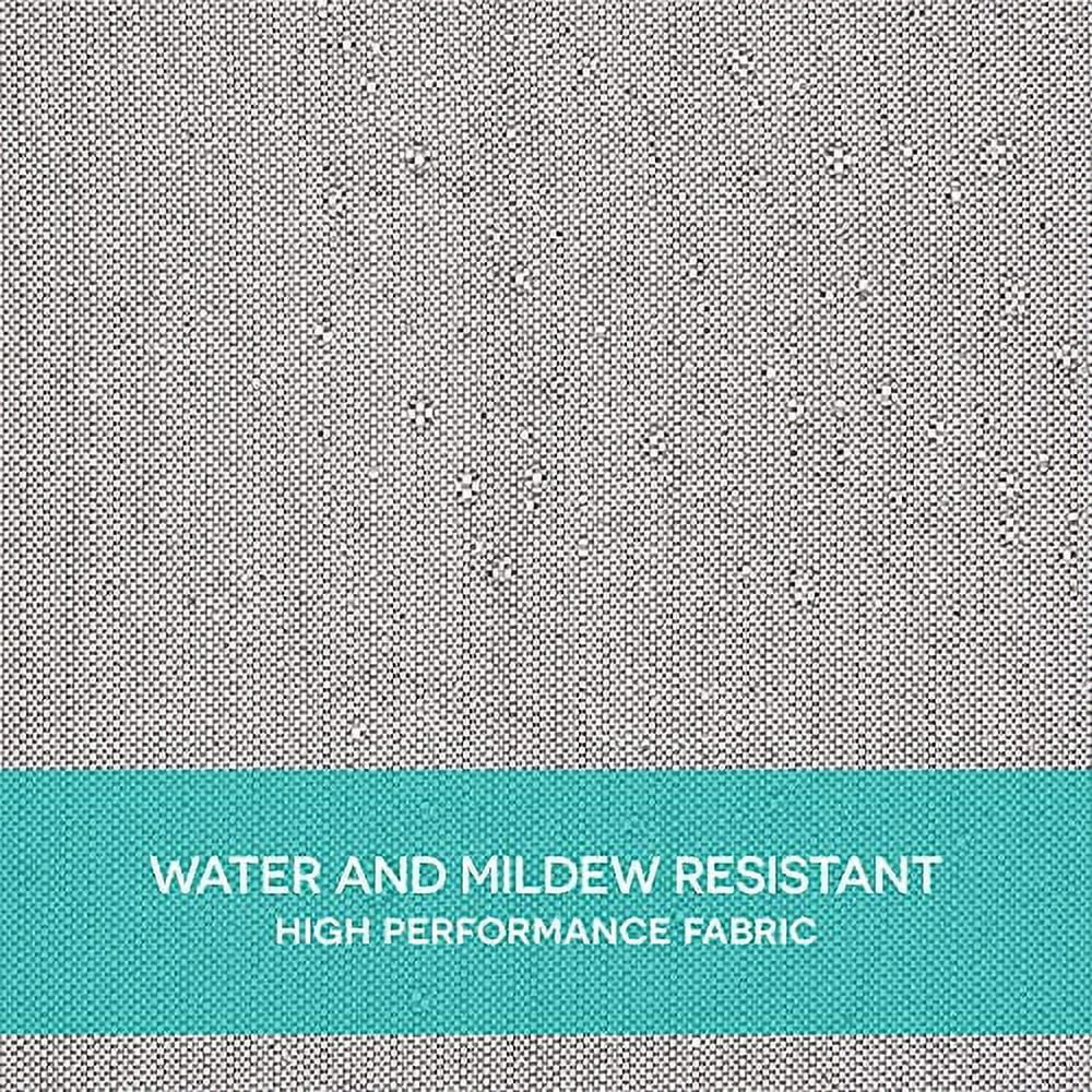 Exclusive Home Curtains Biscayne Indoor/Outdoor Two Tone Textured Grommet Top Curtain Panel Pair, 54x63, Silver