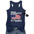 thumbnail image 3 of 250th Anniversary USA Tank Tops Women - 250 Years of Freedom | We the People USA Flag Tanks Vest, Patriotic Racerback Tank for 4th of July, 3 of 6