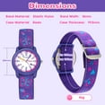 thumbnail image 4 of Kids Watch Quartz Watch Elastic Fabric Strap Watch Analog Wrist Watch for Boys Girls Birthday Gift for Kids Age 4-12, 4 of 6