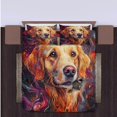 thumbnail image 4 of 3 Pieces Duvet Cover Set Golden Retriever Dog 3D Print Bedding 1 Duvet Cover 2 Pillowcases Natural Animals Comforter Sets Soft Breathable for Boys Girls Children vqaRV5, 4 of 6