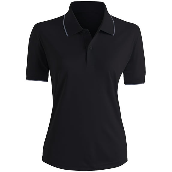 CLOVERY Women's Sportswear 2-Button Placket Polo Short Sleeve Shirt (S-3XL)