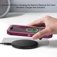 thumbnail image 6 of I-HONVA For iPhone 16 Pro Case,3-Layer Military Grade Drop Protection Anti-Slip Bumper Rugged Shockproof Dustproof Protection 6.3 inch Phone Case,Red Pink, 6 of 7