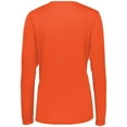 thumbnail image 2 of Holloway Sportswear XL Womens Momentum Long Sleeve Tee Orange 222824, 2 of 5
