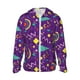 thumbnail image 1 of Fotbe Retro 80s Style Chaqueta con Protección Solar UPF 50+ para Hombre y Mujer, Camisa con Capucha y Bolsillos-X-Large, 1 of 7