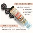 thumbnail image 3 of Giselle Cosmetics Loose Mineral Eyeshadow and Contouring Palette - Manhattan Chick 8 Shade Set, 3 of 4