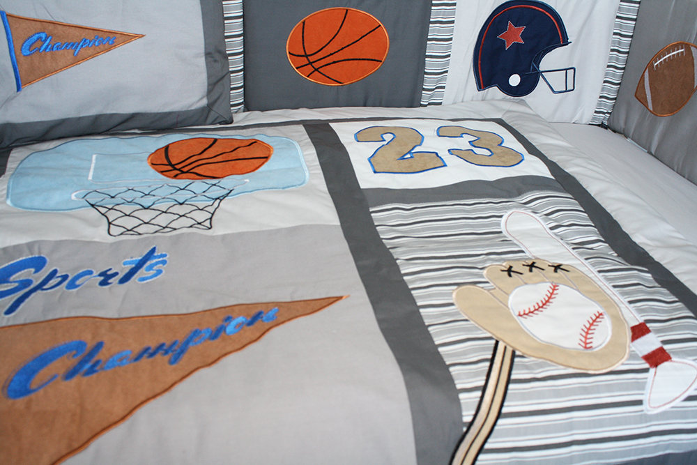 basketball crib set
