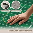 thumbnail image 6 of ODIKA 3'x5' Washable Accent Rug Football Field Layout Kickoff Lines Championship Footaball Doormat for Bedside, Nursery Room, Pet Friendly & Non-Shedding, 6 of 7