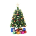 thumbnail image 1 of Mini árbol de Navidad para escritorio, paquete de 45 cm/60 cm, decoración de oficina, árbol decorativo de Navidad, 1 of 5