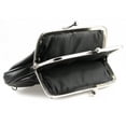 thumbnail image 3 of Genuine Leather Women's Change Purse Clasps Open Coin Card Holder (Many Colors), 3 of 10