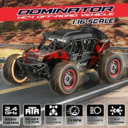 Contixo HC4 Off-Road UTV RC Car, 1:16 Scale Remote Control Cars with 4WD for Kids and Adults, Red