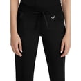thumbnail image 5 of Healing Hands Purple Label Women's Tamara Pant 's Three Pocket Scrub Pant - X-Large Petite,Black, 5 of 6