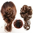 thumbnail image 4 of SSKFHGI Natural Clip on in Messy Bun Hair Piece Extension Hair Updo Wedding Claw, 4 of 8