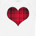 thumbnail image 4 of Inktastic Red Plaid Heart Boys or Girls Baby Bodysuit, 4 of 5