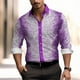 thumbnail image 1 of Camisas de hombre de moda casual con botones y estampado floral a juego de colores HD para fiesta callejera, camisetas para hombre 2024, nueva camiseta de talla europea, 1 of 6