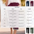 thumbnail image 6 of POIUYTR Women's Summer Cotton Capri Pants Casual Flat Button Zipper Cropped Patns Work Straight Leg Trousers, 6 of 6