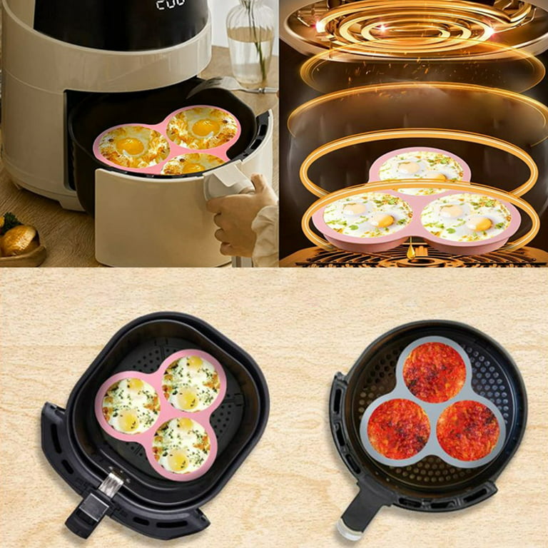 Air Fryer Cake Pan, 2pcs 6 Inch Baking Pans For Air Fryer, Air Fryer Pans  Accessories For Most Brands Of Air Fryer & Oven & Instant Pot, Non-Stick