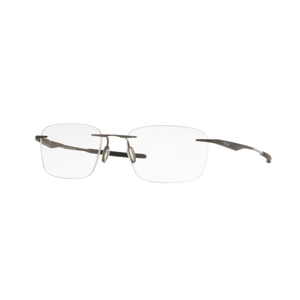 rimless rectangular eyeglasses