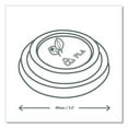 thumbnail image 2 of Vegware 89 Series Hot Cup Lids, Fits 89-Series Hot Cups, White, 1,000/Carton, 2 of 9