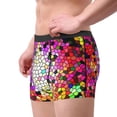 thumbnail image 2 of Balery Colorful Tie Dye Stained Glass 3 Calzoncillos bóxer para hombre, ropa interior de algodón suave y transpirable con cinturilla de nailon-XX-Large, 2 of 5