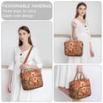 thumbnail image 6 of Pioneer Flower Floral Print Pattern Womens Lunch Box for Work,Insulated Large Lunch Bag for Tween and Teen,Loncheras Para Mujer,Leakproof Adult Lunch Bag for Work,Beach,Travel,Picnic,Camping, 6 of 7