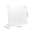 thumbnail image 2 of HONMEET Card Rack Acrylic Photo Frame Transparent Metal Showcase Photos For Home Decor 1Pcs, 2 of 8
