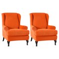 thumbnail image 1 of Youkk 2pieces Breathable Easy To Clean Chair Cover Enjoy Breath Of Fresh Air Soft orange, 1 of 6