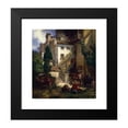 thumbnail image 2 of Johan Christoffer Boklund 15x16 Black Modern Framed Museum Art Print Titled - Marksmen in Merano (1862), 2 of 5